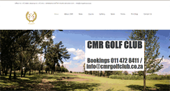 Desktop Screenshot of cmrgolfclub.co.za